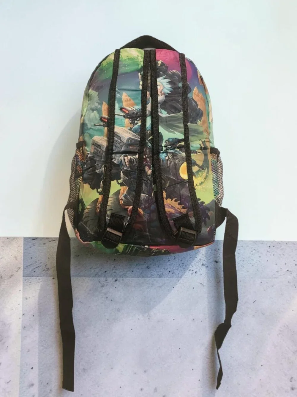 Rick And Morty Backpack With Lunch Bag And Pencil Bag